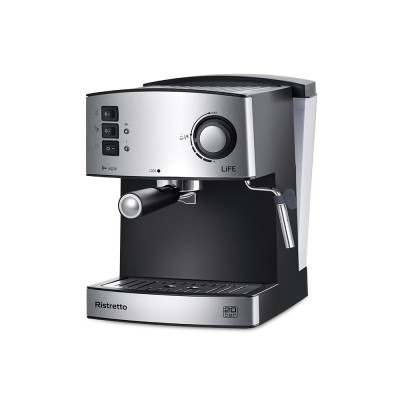 Mηχανή Espresso - Cappuccino 850W με πίεση 20bar με δοσομετρητή καφέ και tamper