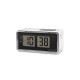 Ψηφιακό ρολόι-ξυπνητήρι με οθόνη LCD  retro flip design & πορτοκαλί LED φωτισμός