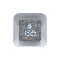 Ψηφιακό ρολόι-ξυπνητήρι με υφασμάτινη οθόνη LED και φωτάκι νυκτός