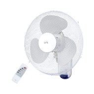 Επιτοίχιος ανεμιστήρας με τηλεχειριστήριο ισχύος 45W LIFE NOTIAS