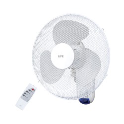 Επιτοίχιος ανεμιστήρας με τηλεχειριστήριο ισχύος 45W LIFE NOTIAS