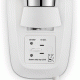 Σεσουάρ μαλλιών λευκό ξενοδοχειακού τύπου 1600W με 2 επίπεδα ταχύτητας και υποδοχή για ξυριστική μηχανή 