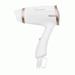 Σεσουάρ μαλλιών 1400W 230V PC-HT 3009 WHITE με αναδιπλούμενη λαβή σε λευκό/σαμπανί χρώμα