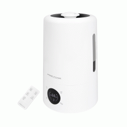 Υγραντήρας λευκός ισχύος 25W με αποσπώμενο δοχείο 5L και ψηφιακή οθόνη LED για χώρους έως και 60m2