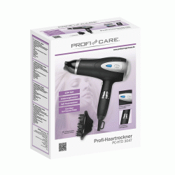 Σεσουάρ μαλλιών 2200W PC-HTD 3047 BLACK με λειτουργία ιονισμού 3 επίπεδα θερμοκρασίας & 2 ταχύτητες