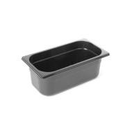 Λεκάνη για παγωτό PC σε μαύρο χρώμα διαστάσεων 36x25x8hcm