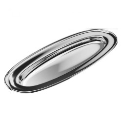 Ψαριέρα οβάλ σερβιρίσματος INOX διαστάσεων 55cm