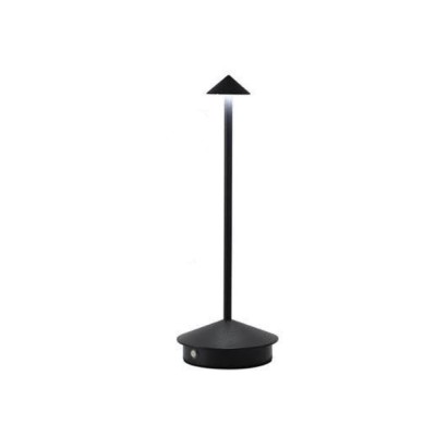 Επιτραπέζιο φωτιστικό LED 1800Mah διαστάσεων 11x33hcm σε μαύρο χρώμα