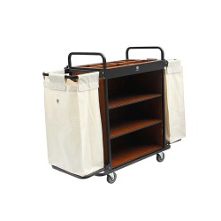 Τρόλεϊ καθαρισμού καμαριέρας διαστάσεων 136x47x112hcm