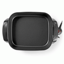 Ηλεκτρικό σκεύος μαγειρικής NEDIS FCSP110EBK40 40cm με ρυθμιζόμενο θερμοστάτη και Cool-Touch λαβές