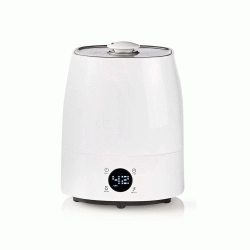 Yγραντήρας υπερύχων NEDIS HUMI120CWT με δοχείο 5,5L ψηφιακή οθόνη LED και πλήκτρα αφής