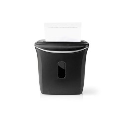 Καταστροφέας εγγράφων A4 με κάδο χωρητικότητας 12L σε μαύρο χρώμα