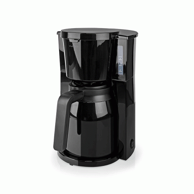 Καφετιέρα φίλτρου NEDIS KACM250EBK 1.0L 900W με εξωτερική ένδειξη στάθμης νερού