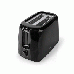 Αυτόματη φρυγανιέρα NEDIS KABT150EBK 700W σε μαύρο χρώμα με θερμομονωμένο περίβλημα