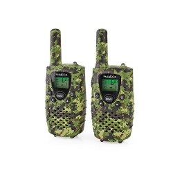 Walkie talkie με εμβέλεια έως και 8 km σε χρώμα παραλλαγής με 8 κανάλια συχνοτήτων & φωτιζόμενη οθόνη 0.9"  Walkie talkie με εμβέλεια έως και 8 km σε χρώμα παραλλαγής με 8 κανάλια συχνοτήτων & φωτιζόμενη οθόνη 0.9"