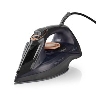 Ατμοσίδερο με πλάκα κεραμικής επίστρωσης 2200W χωρητικότητας νερού 220ml & πρακτικό μακρύ καλώδιο 1.90 μέτρων