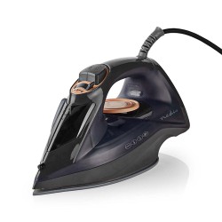 Ατμοσίδερο με πλάκα κεραμικής επίστρωσης 2200W χωρητικότητας νερού 220ml & πρακτικό μακρύ καλώδιο 1.90 μέτρων