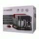 Κουζινομηχανή HKM 6278 titan με κάδο μίξης χωρητικότητας 6.2 λίτρων σε γκρι χρώμα 1300W