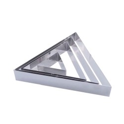 Τσέρκι τρίγωνο INOX διαστάσεων Φ18x4hcm