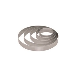 Τσέρκι INOX σε σχήμα οβάλ διαστάσεων Ø24x4hcm