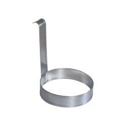 Δαχτυλίδι αυγού για ομελέτα αντικολλητικό διαστάσεων Ø18cm INOX