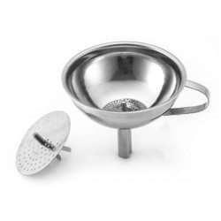 Χωνί ΙΝΟΧ με φίλτρο διαστάσεων Ø10cm