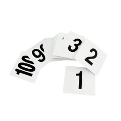 Αριθμοί ακρυλικοί διαστάσεων 10x10hcm 100 τεμάχια από 1-100