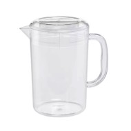 Κανάτα PC διάφανη με καπάκι και χερούλι χωρητικότητας 1,8Lt 