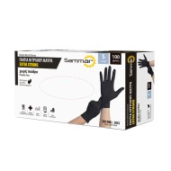 Γάντι νιτριλίου Extra αντοχής μαύρο χωρίς πούδρα σε νούμερο S σε συσκευασία 100τεμ