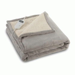 Ηλεκτρική και πλενόμενη fleece κουβέρτα 120W 180x130cm με 10 ρυθμίσεις θερμοκρασίας led οθόνη και χρονοδιακόπτη 1-10h