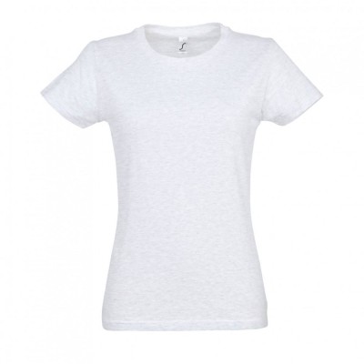 Κοντομάνικο T-shirt Imperial γυναικείο σε χρώμα Ash νούμερο 2XL 100% βαμβακερό