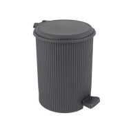 Κάδος με πεντάλ Nostalgy σε χρώμα γκρι πλαστικός χωρητικότητας 12lt Κάδος με πεντάλ Nostalgy σε χρώμα γκρι πλαστικός χωρητικότητας 12lt