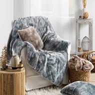 Ριχτάρι γούνα Σχ.Antartic grey διαστάσεων 180x220cm  Ριχτάρι γούνα Σχ.Antartic grey διαστάσεων 180x220cm