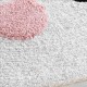 Χαλάκι στρόγγυλο Σχ. Panda 90cm poly/cotton σε ροζ χρώμα