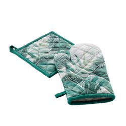 Σετ πιάστρα-γάντι Σχ. Botanique 100% cotton 