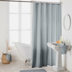 Κουρτίνα μπάνιου με κρίκους Σχ.Essencia grey διαστάσεων 180x200cm 100% pol.