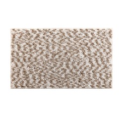 Πατάκι μπάνιου Σχ.Friza white-sand 100% polyester διαστάσεων 45x75cm