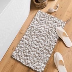 Πατάκι μπάνιου Σχ.Friza sand-brown 100% polyester διαστάσεων 45x75cm