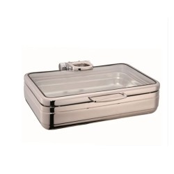 Μπαίν μαρί inox με πάτο sandwich χωρητικότητας 9lt GN1/1 διαστάσεων 48.5x46,5cm Karamco 