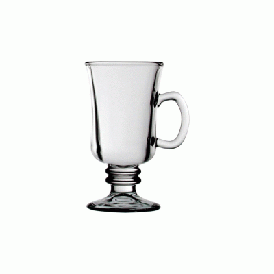 Ποτήρι καφέ/Freddo γυάλινο κολωνάτο χωρητικότητας 225ml της σειράς Irish Uniglass 