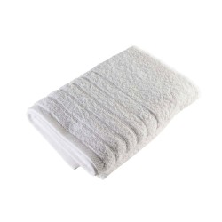 Πετσέτα ξενοδοχειακή προσώπου 500gsm σε χρώμα λευκό με ρίγες διαστάσεων 50x90cm Πετσέτα ξενοδοχειακή προσώπου 500gsm σε χρώμα λευκό με ρίγες διαστάσεων 50x90cm