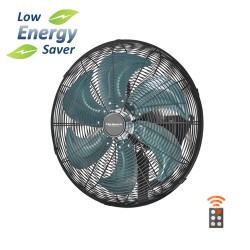 Ανεμιστήρας επιτοίχιος DC χαμηλής κατανάλωσης 110 Watt Telemax FW50-DC20AR διαμέτρου 50cm 