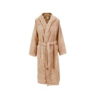 Μπουρνούζι σε μπεζ χρώμα Fresh 450gsm 100%cotton με κουκούλα νούμερο Small Μπουρνούζι σε μπεζ χρώμα Fresh 450gsm 100%cotton με κουκούλα νούμερο Small