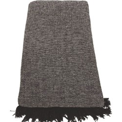 Ριχτάρι σχέδιο Ajay 60% chenille pol. – 40% cotton σε μαύρο χρώμα διαστάσεων 180x250cm