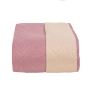 Κουβερλί ultrasonic Σχ. Roman 100% microfiber διαστάσεων 160x220cm σε χρώμα Rotten apple-beige Κουβερλί ultrasonic Σχ. Roman 100% microfiber διαστάσεων 160x220cm σε χρώμα Rotten apple-beige