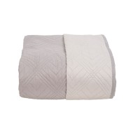 Κουβερλί ultrasonic Σχ. Roman 100% microfiber διαστάσεων 220x240cm σε χρώμα Grey-L.grey Κουβερλί ultrasonic Σχ. Roman 100% microfiber διαστάσεων 220x240cm σε χρώμα Grey-L.grey