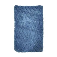 Πατάκι μπάνιου Σχ. Sheila 100% cotton διαστάσεων 50x80cm σε χρώμα Blue Πατάκι μπάνιου Σχ. Sheila 100% cotton διαστάσεων 50x80cm σε χρώμα Blue