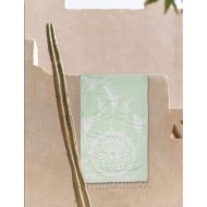 Πετσέτα θαλάσσης διπλής όψης Σχ. Dream catcher 60%cotton-40% pol. διαστάσεων 90x180cm σε χρώμα της μέντας Πετσέτα θαλάσσης διπλής όψης Σχ. Dream catcher 60%cotton-40% pol. διαστάσεων 90x180cm σε χρώμα της μέντας