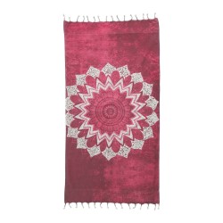 Πετσέτα θαλάσσης διπλής όψης Σχ. Boho 60%cotton-40% pol. διαστάσεων 90x180cm σε ροζ χρώμα Πετσέτα θαλάσσης διπλής όψης Σχ. Boho 60%cotton-40% pol. διαστάσεων 90x180cm σε ροζ χρώμα