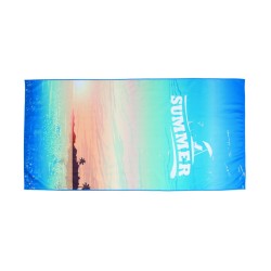 Πετσέτα θαλάσσης microfiber διαστάσεων 75x150cm Σx.Summer time 100% polyester Πετσέτα θαλάσσης microfiber διαστάσεων 75x150cm Σx.Summer time 100% polyester
